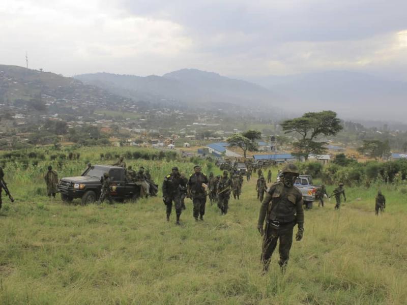Les Forces Armées de la RDC en pleines patrouilles de combats dans le secteur opérationnel Sokola 1 Grand-Nord [photo d'illustration]