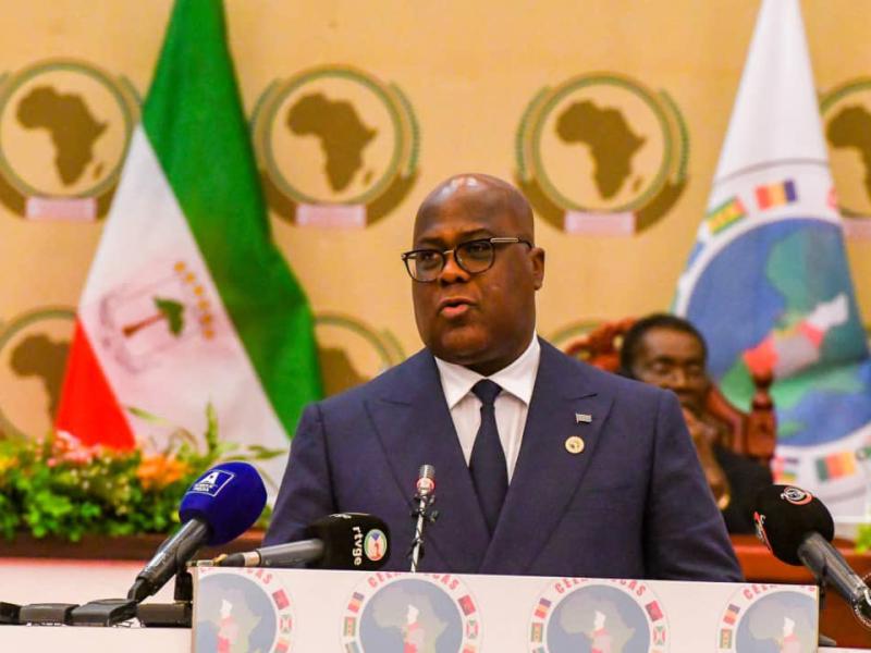 Le chef de l'État, Félix Tshisekedi à la 24e session extraordinaire de la CEEAC
