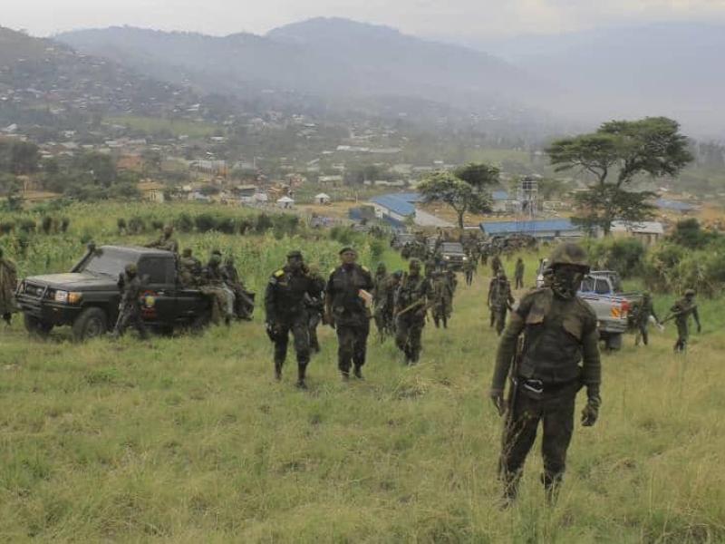 Les FARDC en patrouille de combats dans l'Est de la RDC [photo d'illustration]