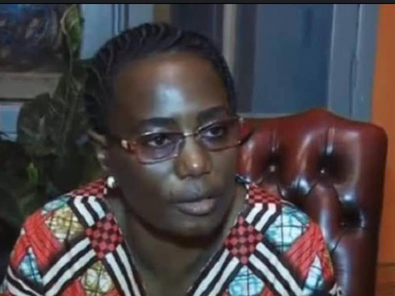 La présidente de la fondation Mzee Laurent Désiré Kabila