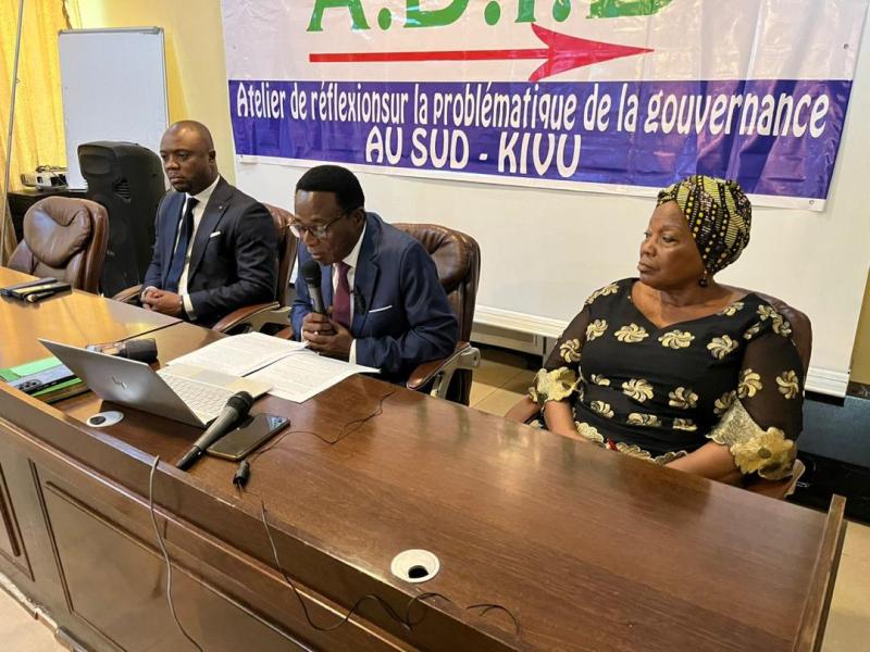 Table ronde sur la problématique de la gouvernance au Sud-Kivu