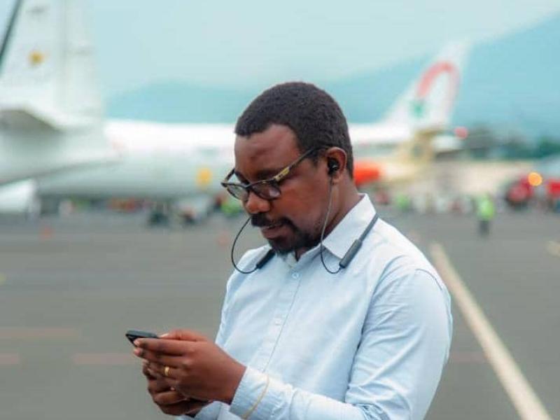 Le DG d'Opinion-info.cd, Edmond Izuba. [Photo d'illustration]