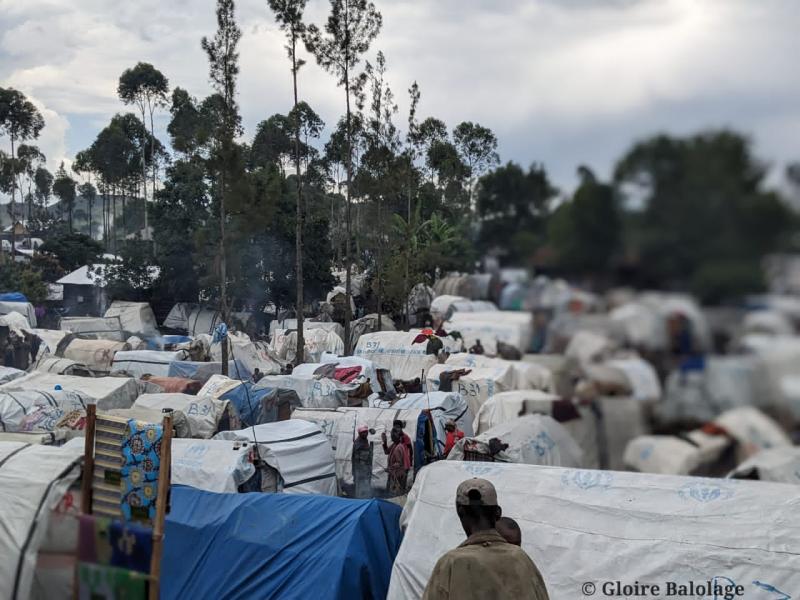 Camp de déplacés de Bulengo à Goma [photo d'illustration]