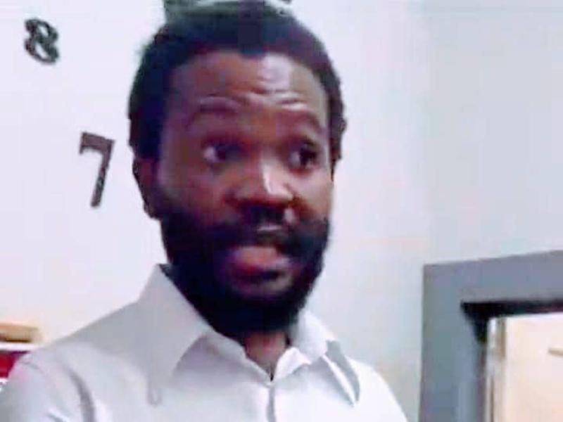 Sortie médiatique du journaliste Stanis Bujekera 24h après sa libération de la prison centrale de Makala.