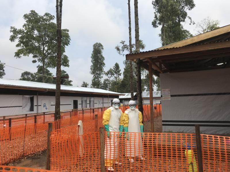 Un centre de traitement de la maladie à virus Ebola [photo d'illustration]