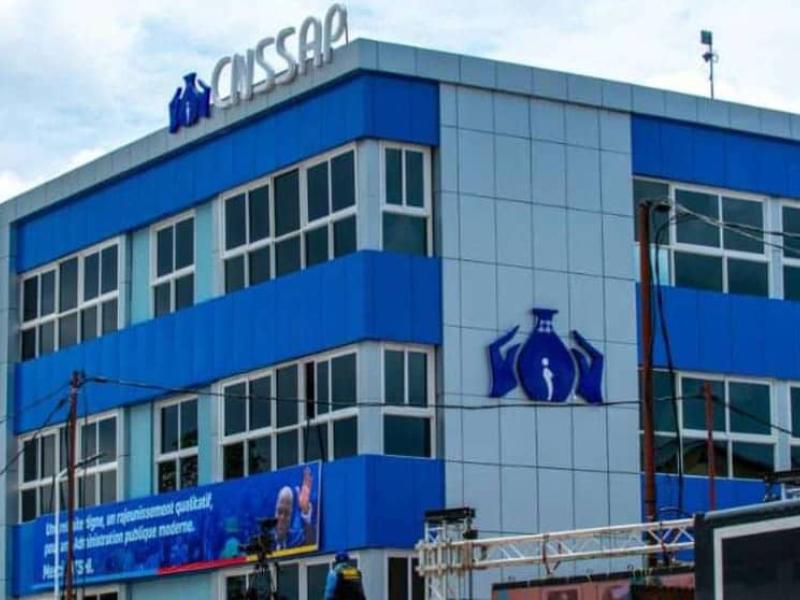 Le siège national de la CNSSAP à Kinshasa -Limete