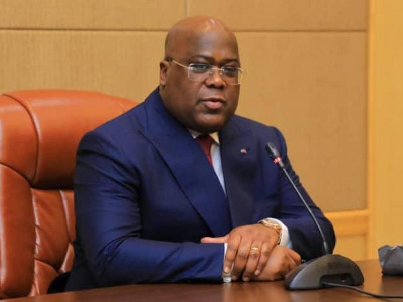 Le chef de l'État congolais, Félix Antoine Tshisekedi Tshilombo