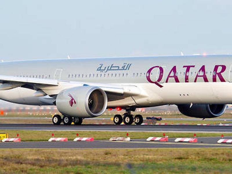 L'un des avions de la compagnie aérienne Qatar Airways