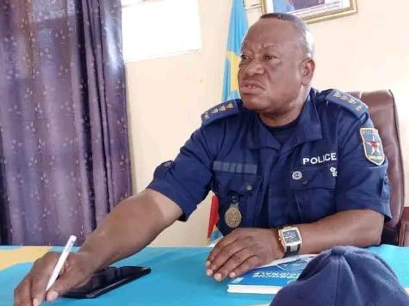Le Commissaire Supérieur Principal Kapend Kamanda Faustin, maire intérimaire de la ville de Goma au Nord-Kivu.