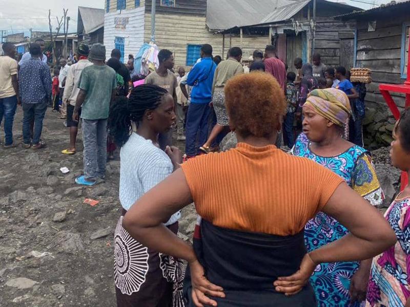 La population sous le choc, après le meurtre d'un taximan moto à Nyabushongo dans la ville de Goma
