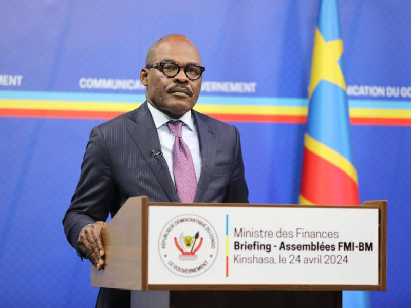Le ministre des Finances, Nicolas Kazadi
