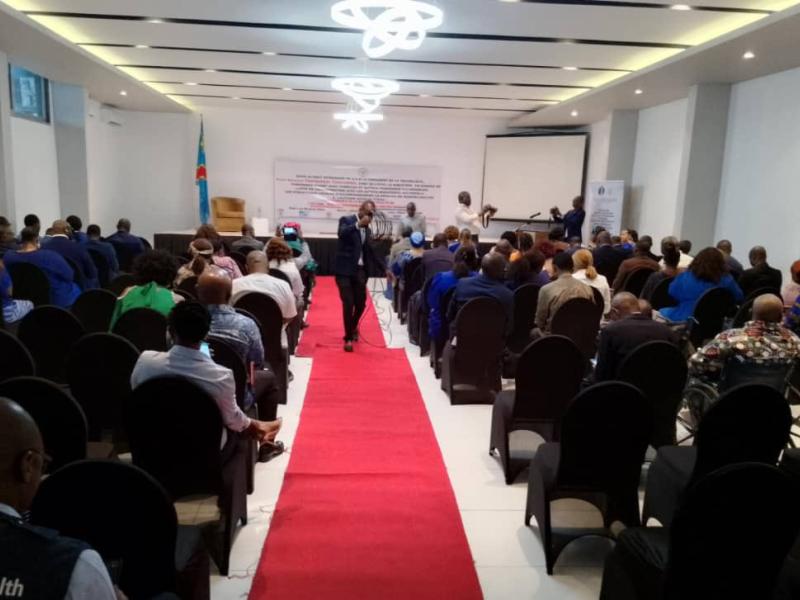 Lancement à Kinshasa de la semaine de sensibilisation à l'autisme par le ministère national en charge des personnes vivant avec handicap. ©ACP