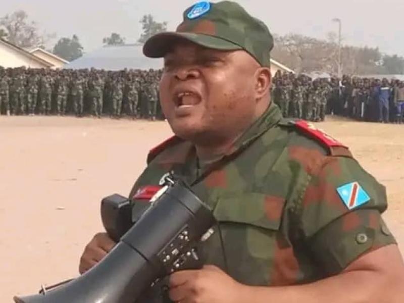 Le Chef d'état-major général des FARDC, le général Christian Tshiwewe