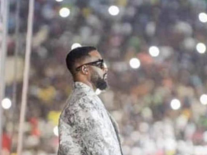 Fally Ipupa lors de son concert du 29 octobre 2022 au Stade des Martyrs. [Photo d'illustration]
