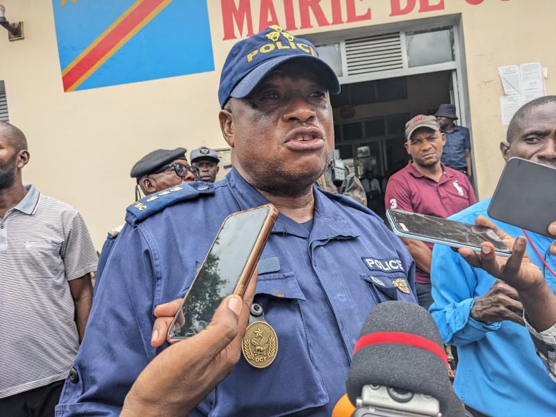 Le Commissaire Supérieur Faustin Kamanda Kapend, maire de la ville de Goma [photo d'illustration]