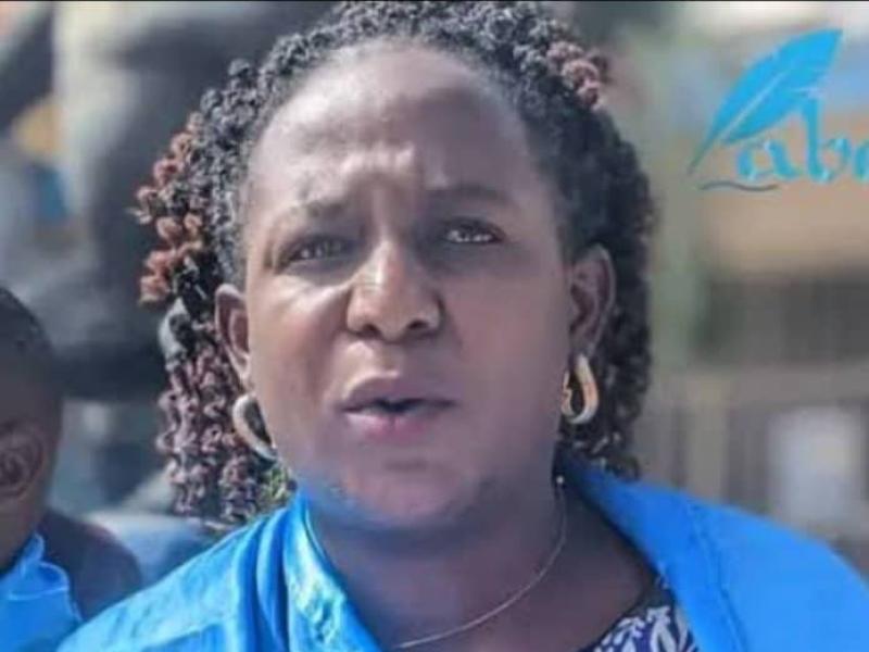 Me Néné Bintu Iragi, Présidente de la société civile du Sud-Kivu.