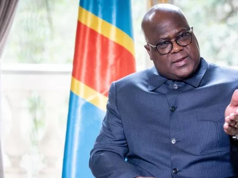 Le chef de l'État Félix Tshisekedi