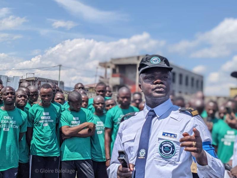 Sadiki Kasereka, président Directeur Général de la société Dieu exauce et les jeunes qui seront formés [photo d'illustration]