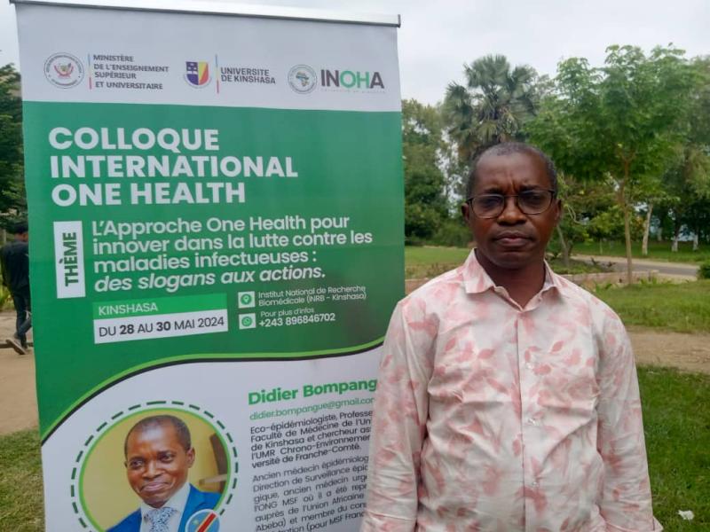 Didier Bompangue, responsable pédagogique du Master d'écologie des maladies infectieuses, aléas naturels et gestion des risques