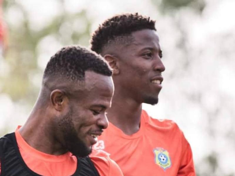 Meschack Elia et Simon Banza lors d'une séance d'entraînement à Rabat. [Photo d'illustration]