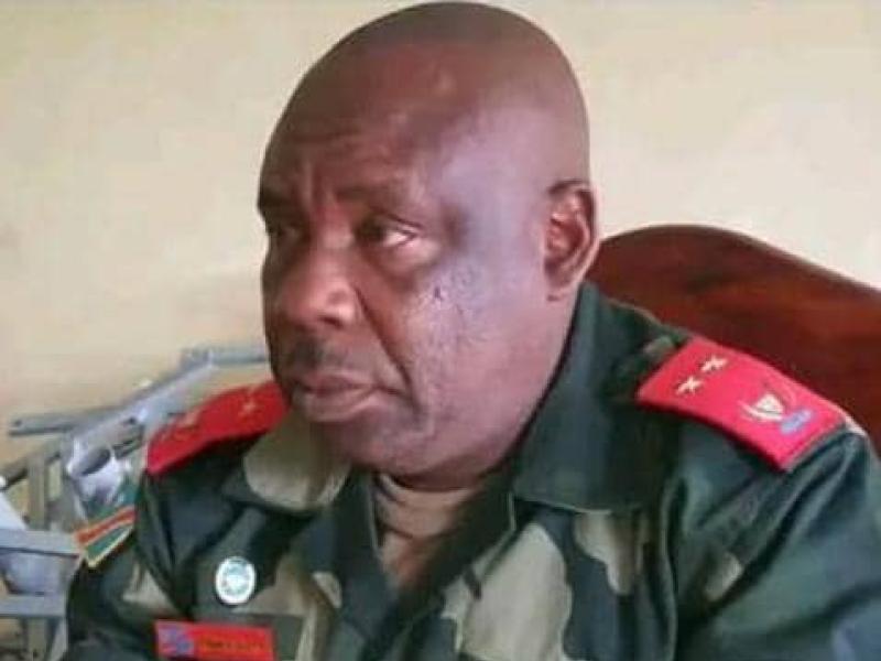 Le général-major Cirimwami Nkuba Peter, gouverneur militaire intérimaire de la province du Nord-Kivu.