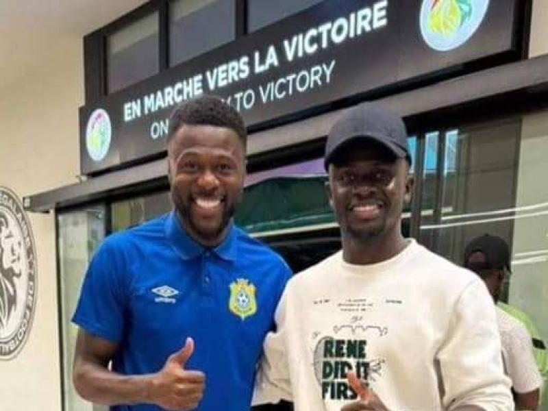 Chancel Mbemba et Sadio Mane à Dakar. [Photo d'illustration]