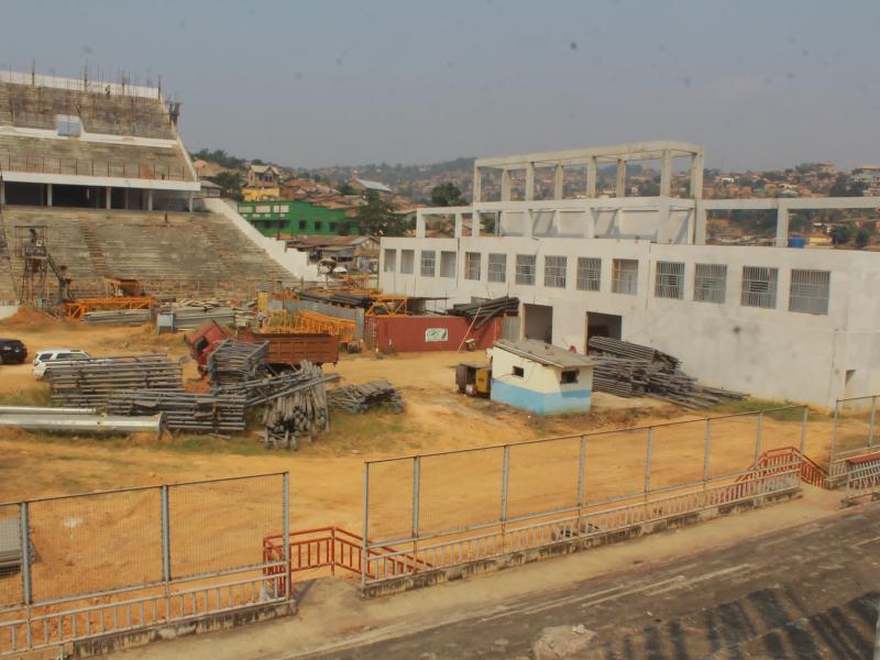 Le stade Lumumba en pleine réhabilitation. Photo d'illustration.