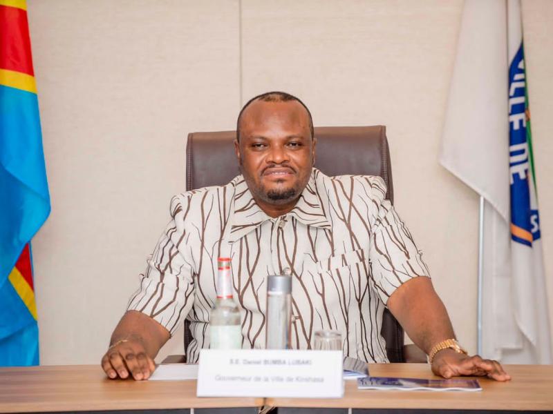 Daniel Bumba, gouverneur de la ville de Kinshasa.