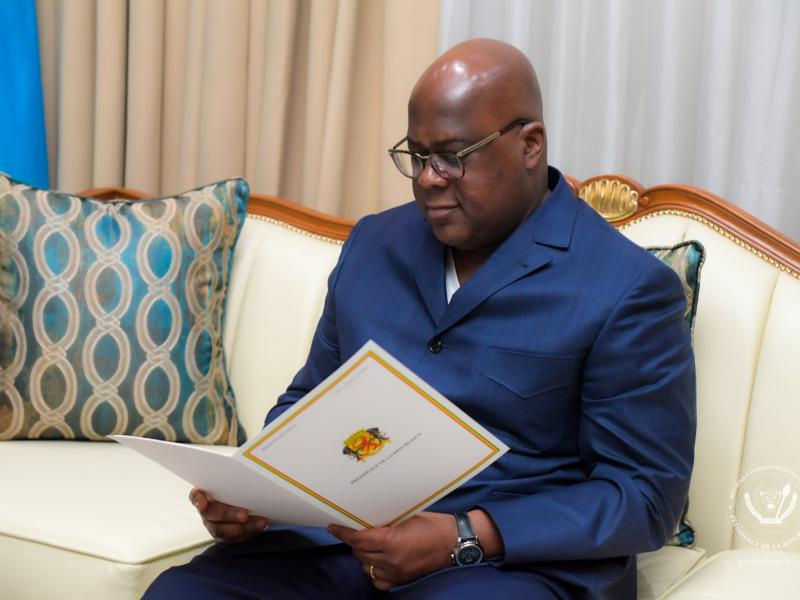 Le président de la République Félix Tshisekedi