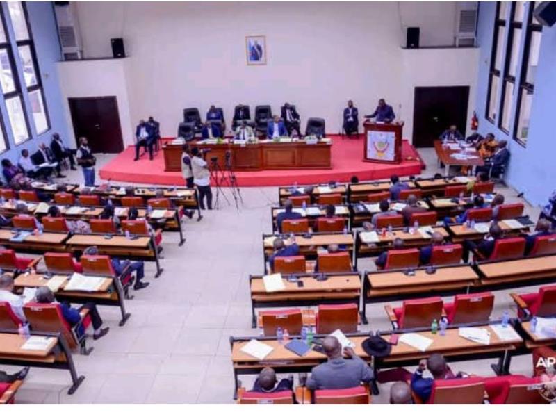 Plénière à l'Assemblée provinciale de Kinshasa 