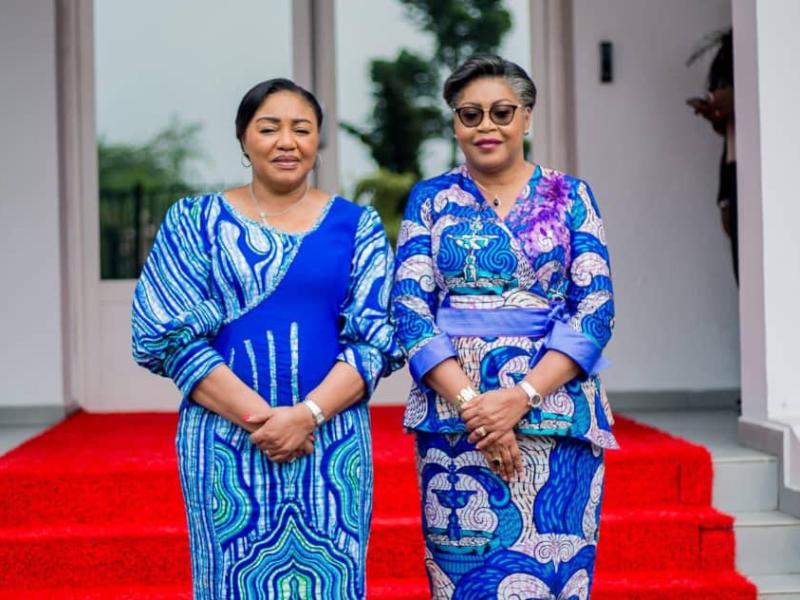 La Première dame Denise Nyakeru et la Première ministre Judith Suminwa, mardi 02 juillet 2024