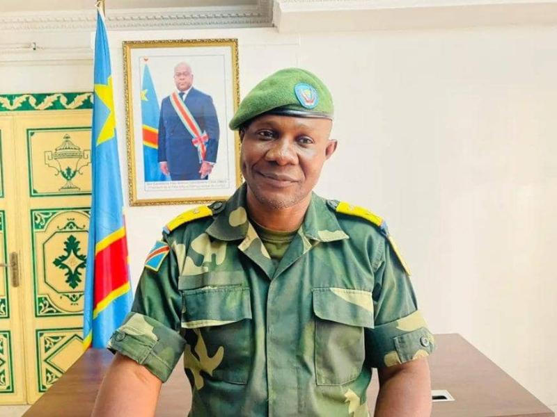 Le porte-parole militaire et Lieutenant Colonel Guillaume Ndjike