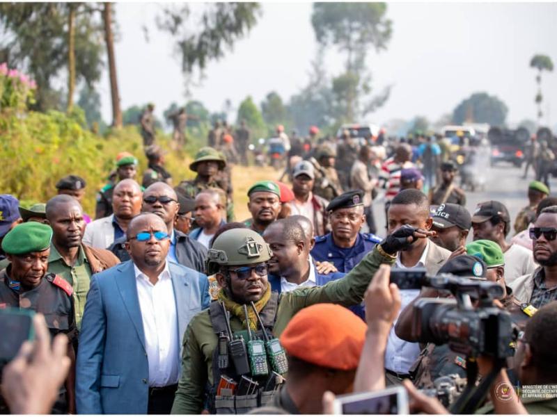 Le VPM de l'intérieur Jacquemain Shabani au Nord-Kivu