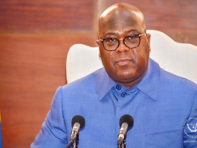 Le chef de l'État Félix Tshisekedi lors du lancement du séminaire gouvernemental, dimanche 21 juillet 2024