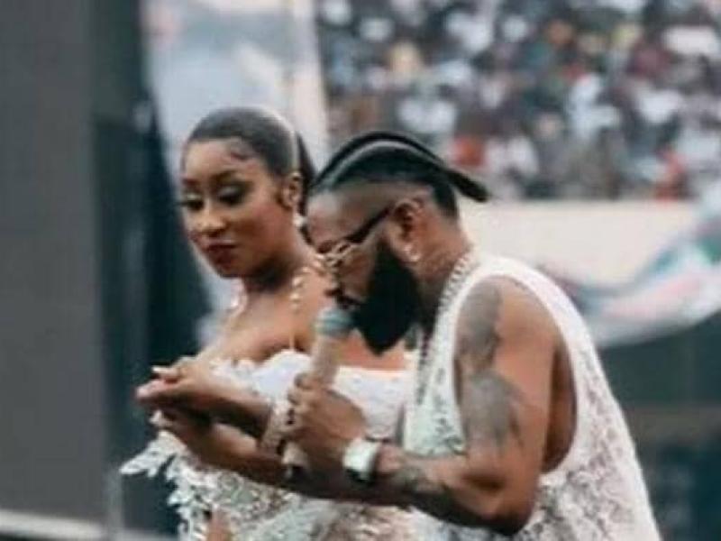 Ferré Gola et la Kényane Victoria Kimani au Stade des Martyrs. [Photo d'illustration]