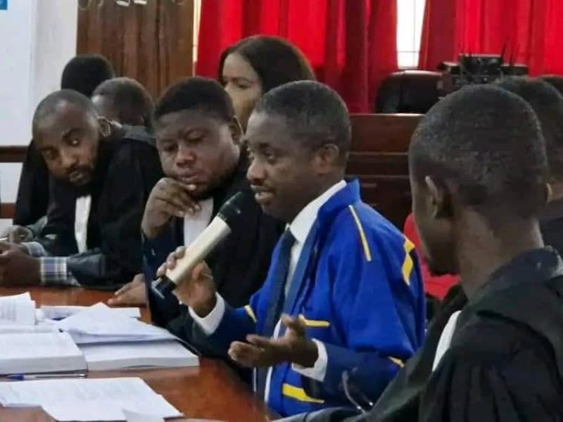 L'ex ministre Modero Nsimba au cours d'une audience publique ( photo d'illustration)