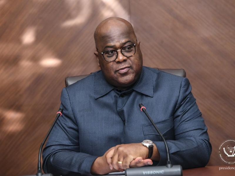 Le chef de l'État Félix Tshisekedi