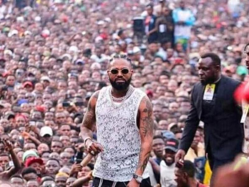 Ferré Gola devant ses fans, au stade des martyrs de Kinshasa. [Photo d'illustration]