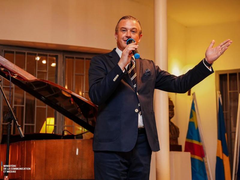 Henric Rasbrant, ambassadeur suédois arrivé fin mission en RDC