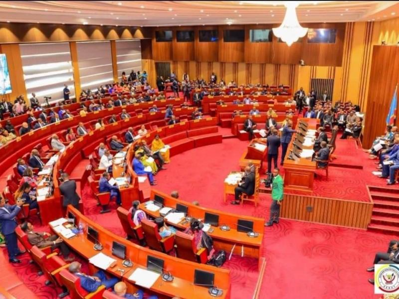 Plénière à la chambre haute du parlement 