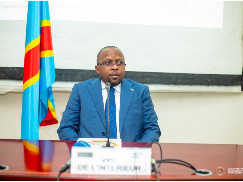 Photo profil Jacquemain Shabani Luko, Vice-premier ministre, ministre de l'intérieur