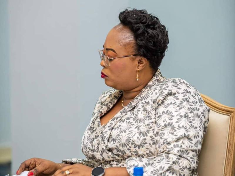 La ministre provinciale des Finances et Economie de Kinshasa Yvette Tembo Kulemfuka