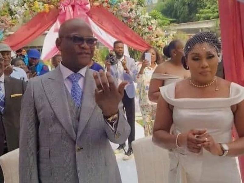 Le couple Jossart et Nelly Nyoka Longo Mvula