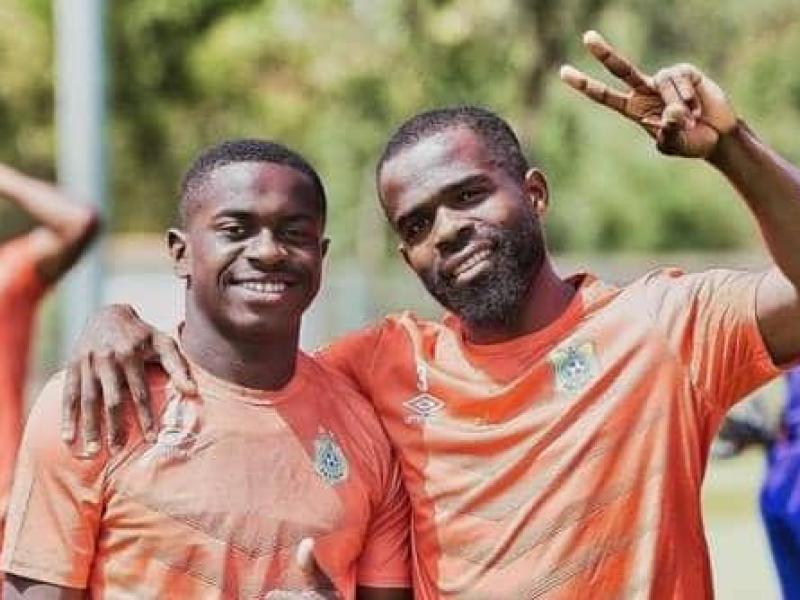 Noah Sadiki et Gédéon Kalulu, lors d'une séance d'entraînement des Léopards. [Photo d'illustration]