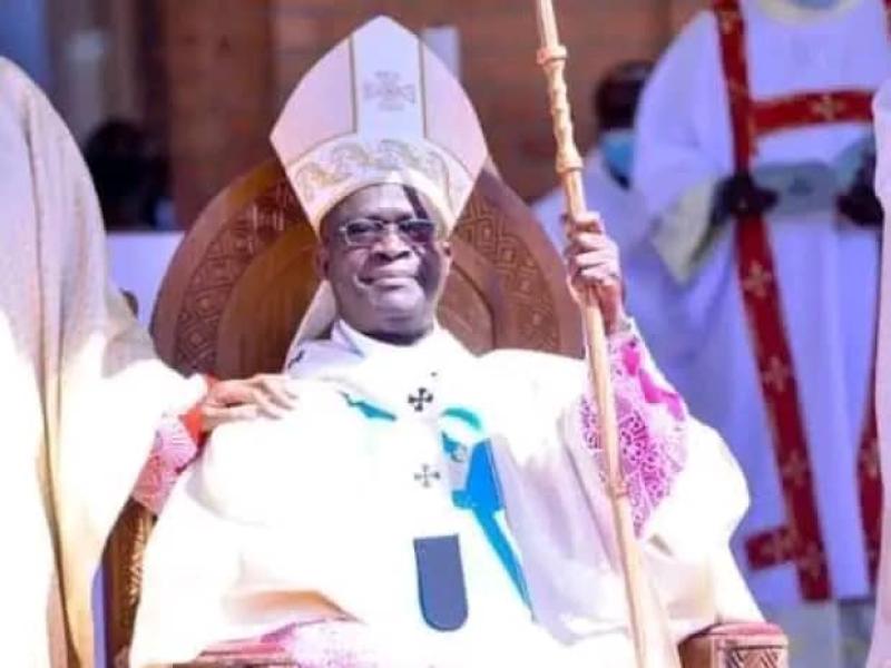 L'archevêque de Lubumbashi Fulgence Muteba et président de la CENCO