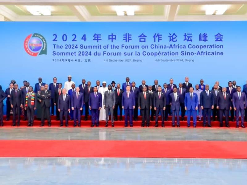 Photo de famille prise à  la cérémonie officielle d’ouverture du 9ème Forum sur la coopération Chine-Afrique