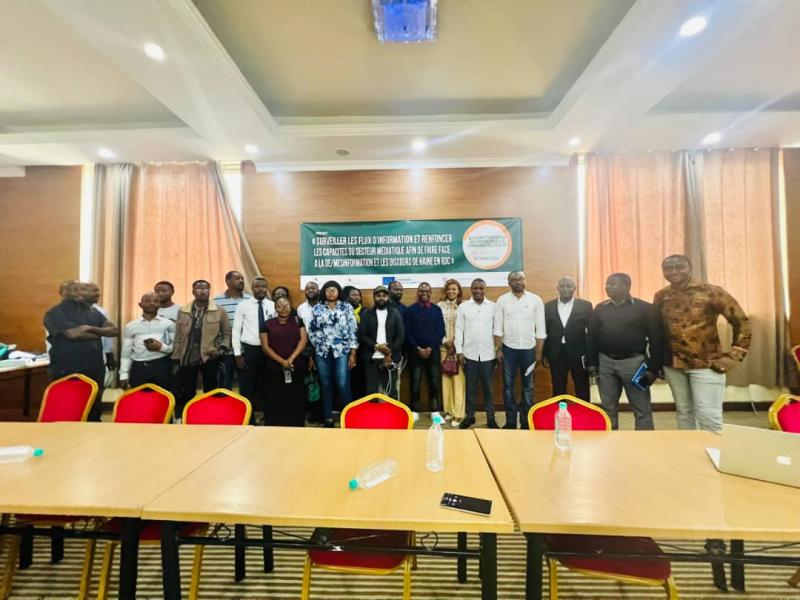 Des journalistes, des acteurs politiques et des membres de la société civile mobilisés par la fondation Hirondelle à Goma [photo d'illustration]