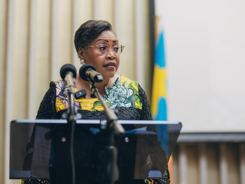 La Première ministre Judith Tuluka Suminwa 
