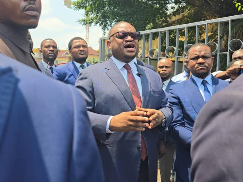 Le ministre des Finances, Doudou Fwamba Likunde