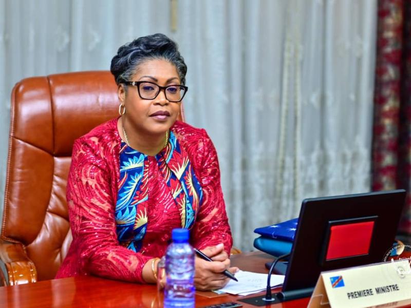 La Première ministre Judith Suminwa